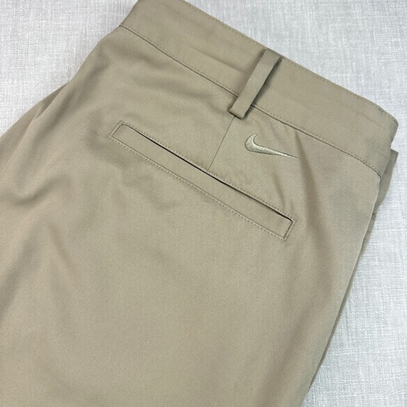 Nike Other - Nike Golf Pants Mens 35x30 Khaki Dri-FIT Stretch Performance Flat Front Chino